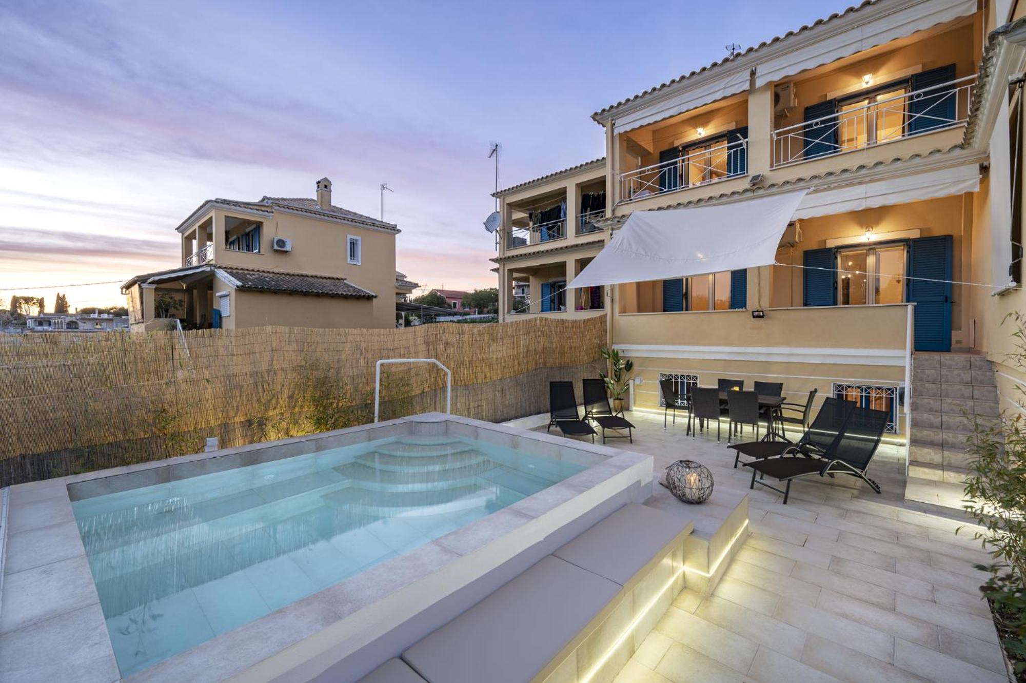 Villa Nina With Private Plunge Pool, 5Km To Corfu Town Екстериор снимка