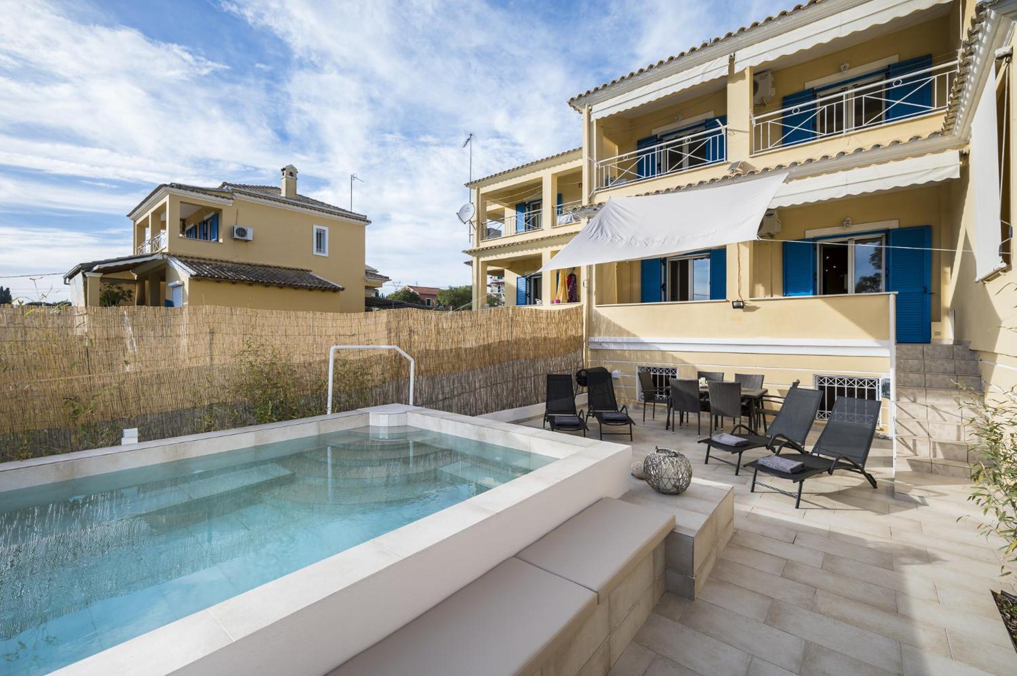 Villa Nina With Private Plunge Pool, 5Km To Corfu Town Екстериор снимка