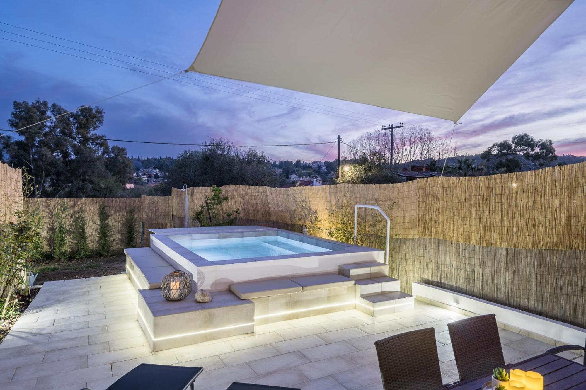 Villa Nina With Private Plunge Pool, 5Km To Corfu Town Екстериор снимка
